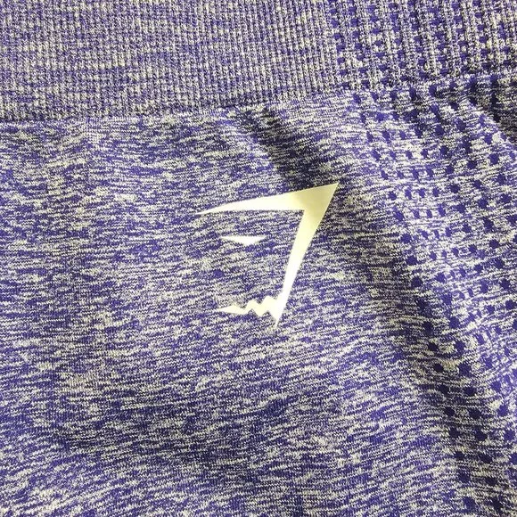 Gymshark Women's Vital Seamless Leggings Size M in Purple‎ Marl Activewear - Picture 2 of 4